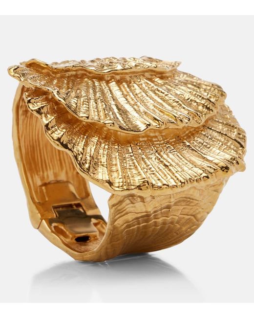 Chloé Metallic Oversize-Armreif Shells