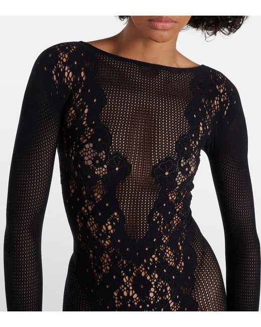 Jumpsuit in pizzo di Wolford in Black