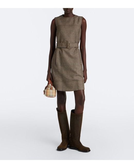 Burberry Black Suede Knee-High Boots