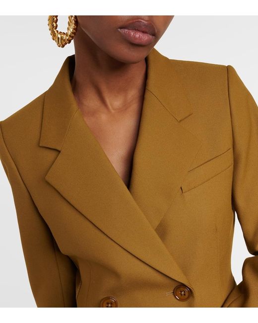 Dorothee Schumacher Green Double-Breasted Blazer