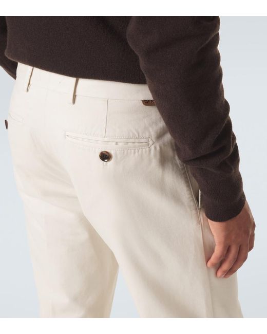 Tom Ford Natural Cotton Drill Chinos for men