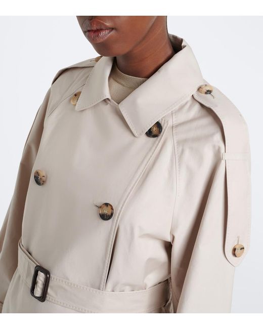 Max Mara Natural The Cube Cotton-Blend Twill Jacket