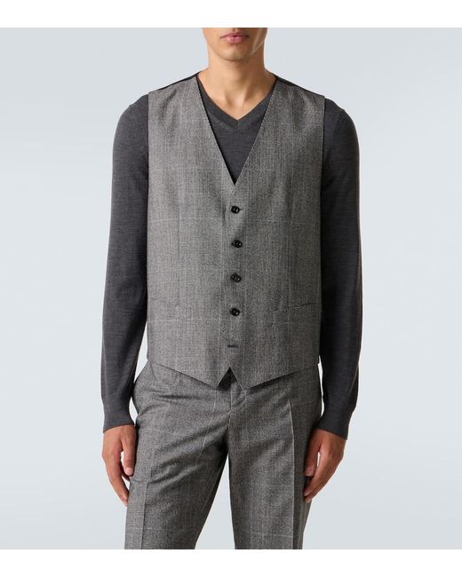 Dolce & Gabbana Gray Wool-Blend Suit for men