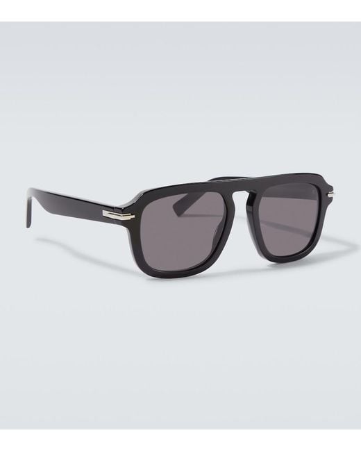 Dior Brown Diorblacksuit S15I Flat-Top Sunglasses for men