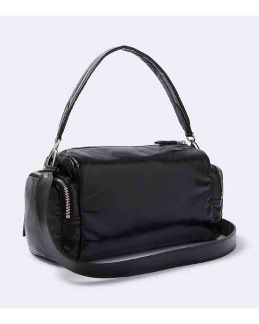 Prada Black Leather Shoulder Bag for men