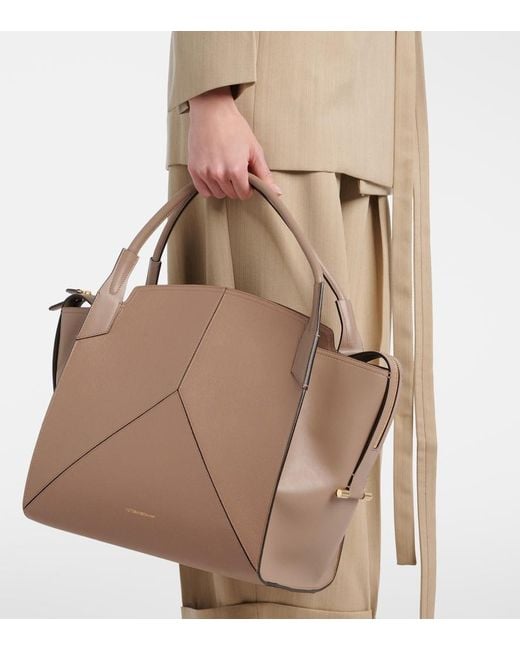 Victoria Beckham Brown Tote Victoria Large Aus Leder