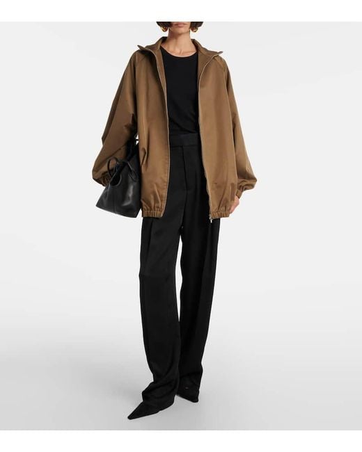 Frankie Shop Brown Baxter Oversized Blouson