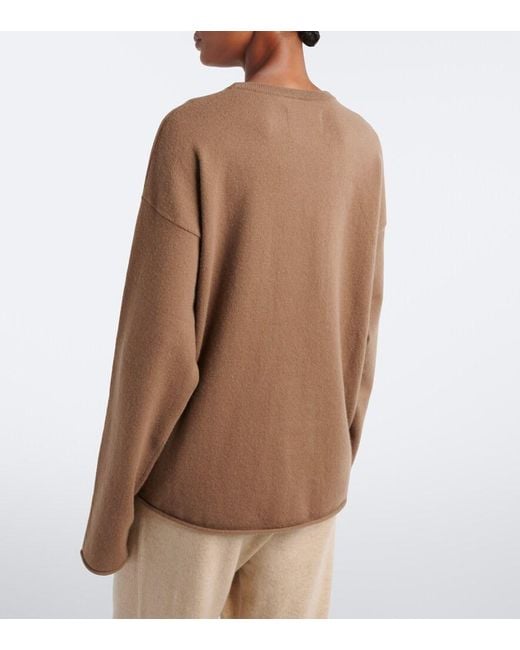 Extreme Cashmere Brown N°493 Paolo Cashmere-Blend Sweater