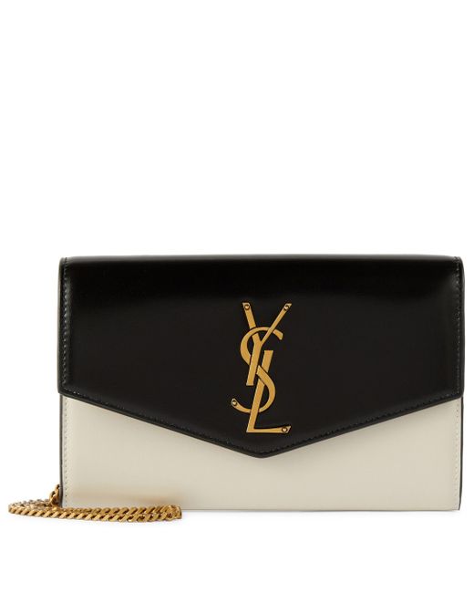 saint laurent black uptown card holder