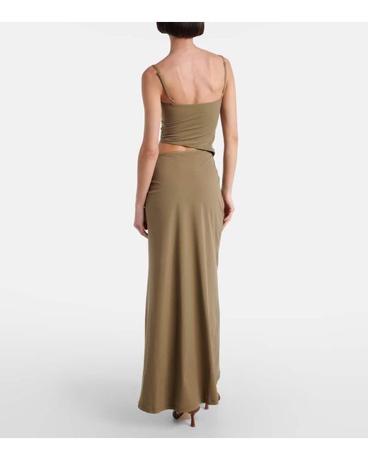 Christopher Esber Natural Maxikleid Orbit