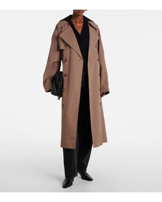 Frankie Shop Brown Mavis Trench Coat