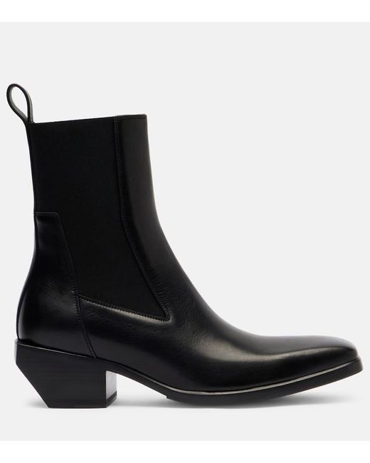 Botines Sliver Rick Owens de color Black