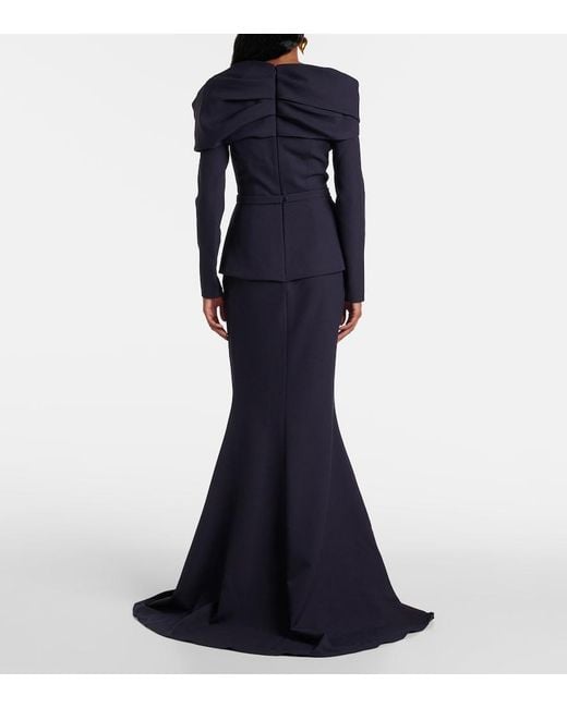 Safiyaa Blue Andra Gown
