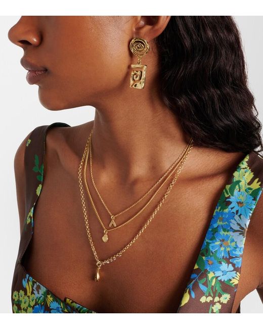 ALÉMAIS Metallic Le Jardin Earrings