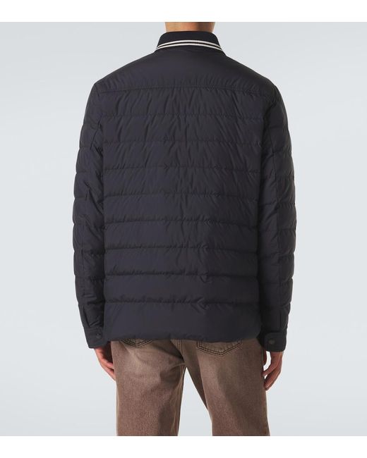 Moncler Blue Dorvath Down Jacket for men