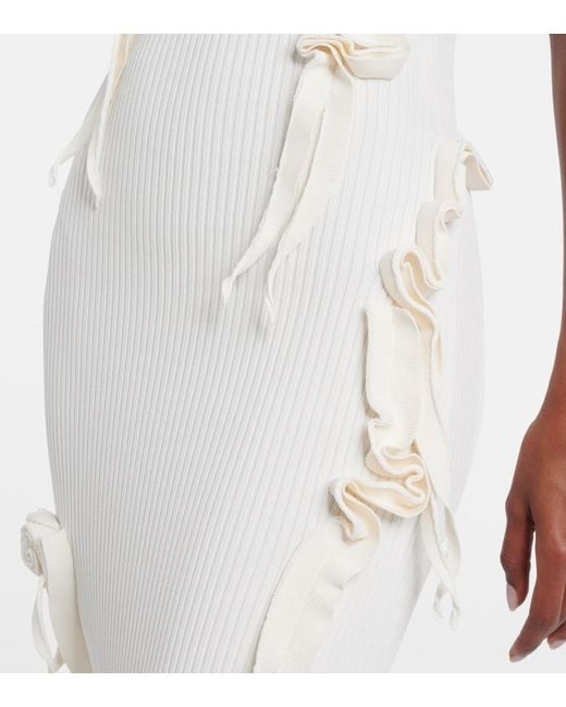 Abito Lungo di Coperni in White