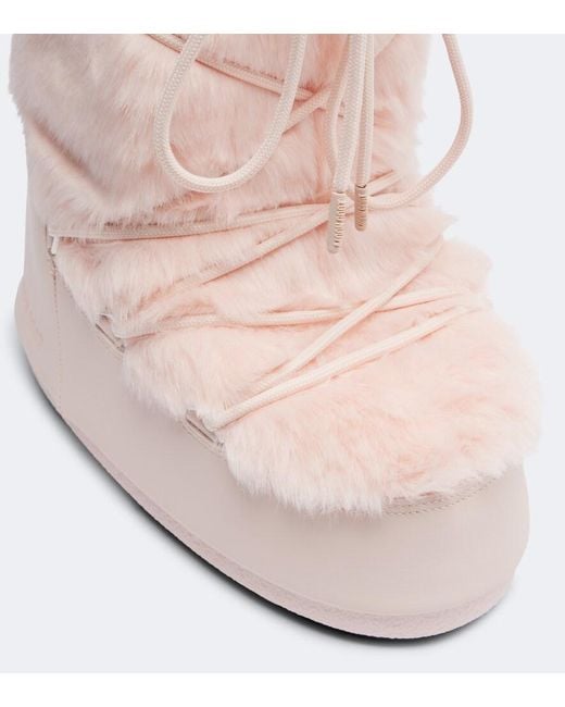 Moon Boot Pink Icon Snow Boots