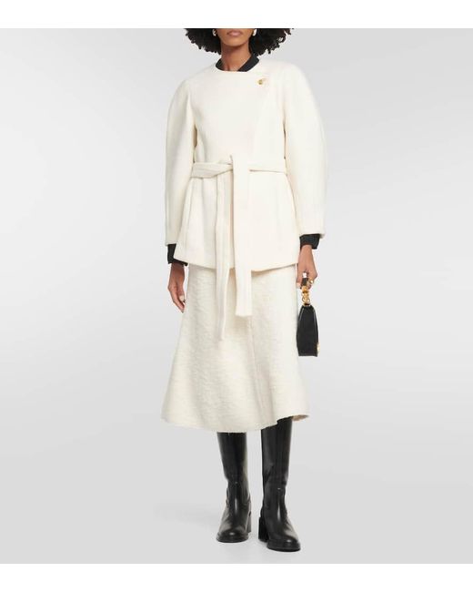 Chloe white coat hotsell