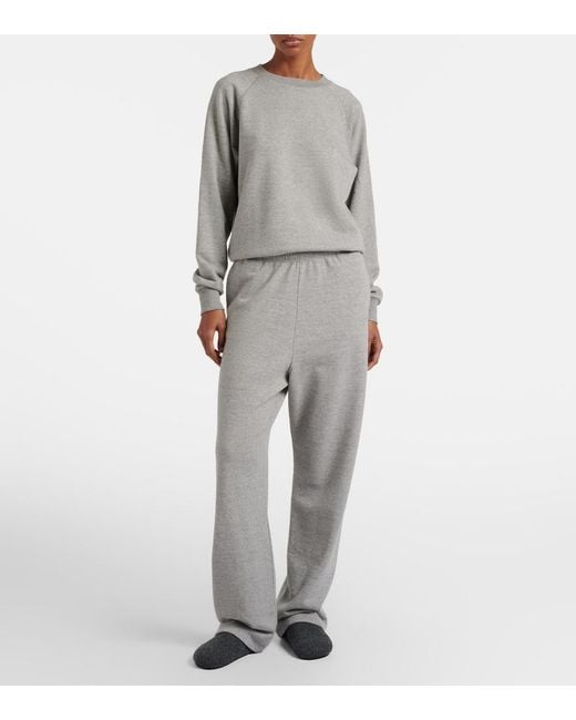 The Row Gray Hudson Slippers