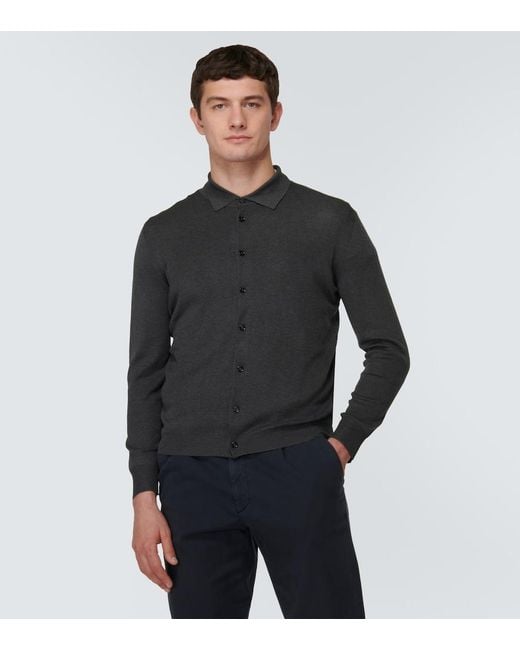Tom Ford Black Silk Shirt for men
