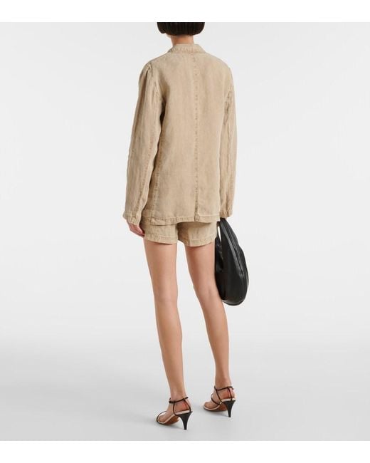 Velvet Natural Lenny Linen Blazer