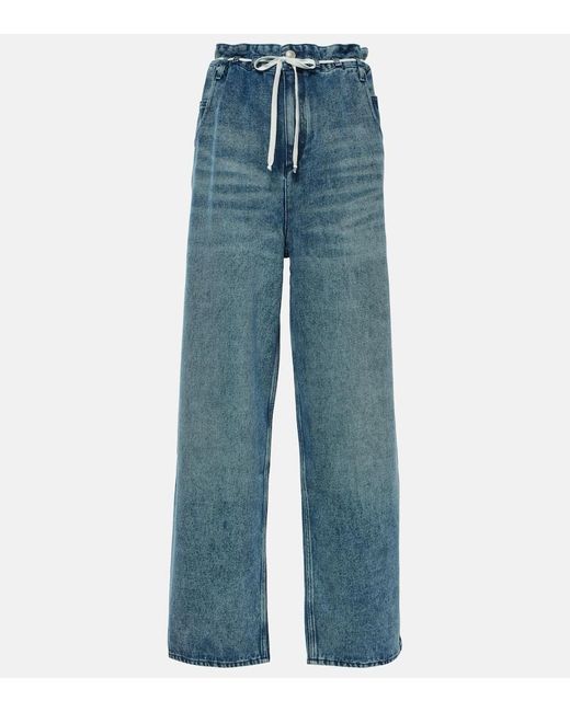 Isabel Marant Blue Jordy Wide-leg Jeans