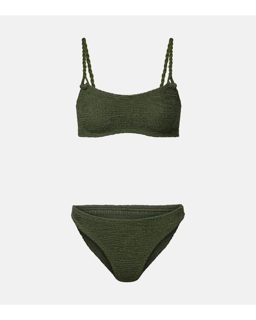 Hunza G Green Phoebe Bikini