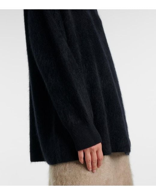 Lisa Yang Blue Rollkragenpullover Teresa Aus Kaschmir