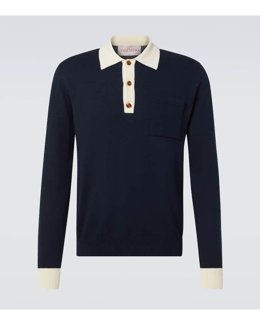 Polo di Valentino in Blue da Uomo