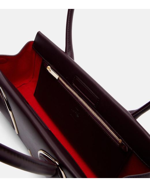 Christian Louboutin Black Venus Small Leather Tote Bag