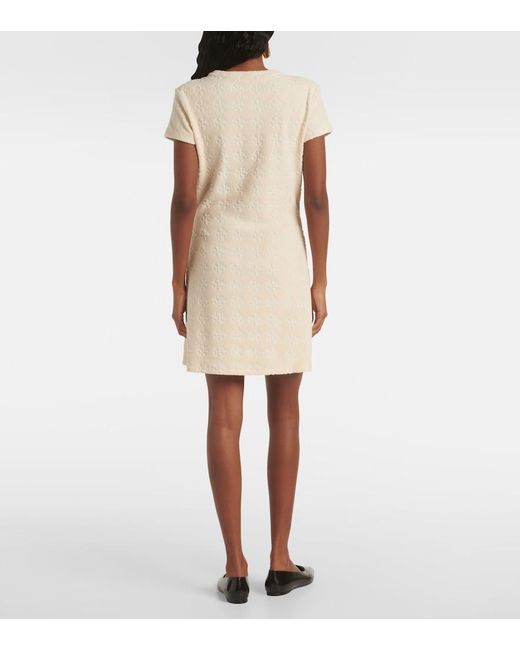 Tory Burch Natural Terry Cotton-Blend Dress