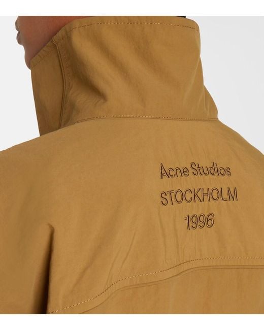 Acne Brown Logo Jacket