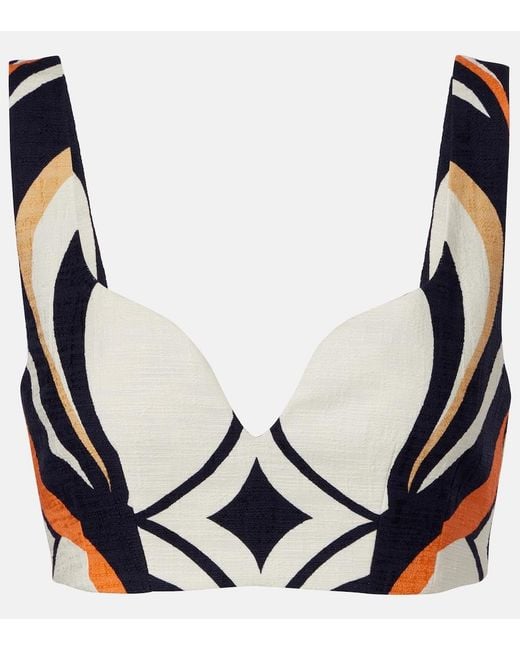 LaDoubleJ Blue Baia Cotton Bralette