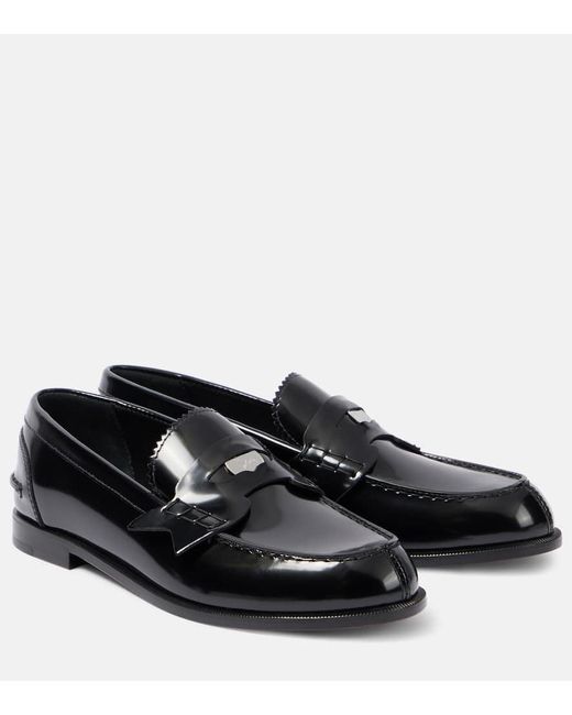 Mocassins Penny En Cuir Christian Louboutin en coloris Black