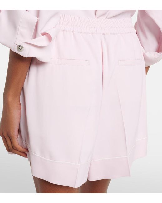 Sportmax Pink Crespo Shorts
