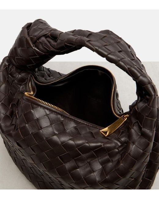 Bottega Veneta Black Tote Bag Jodie Small Aus Leder