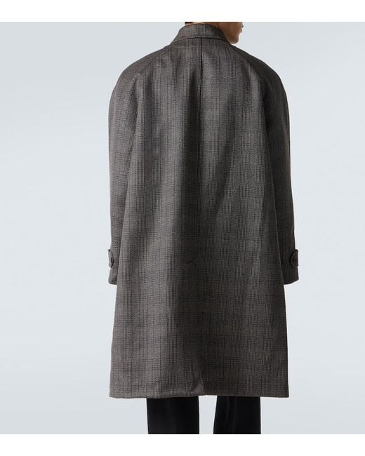 The Row Gray Palo Reversible Wool And Silk Car Coat for men