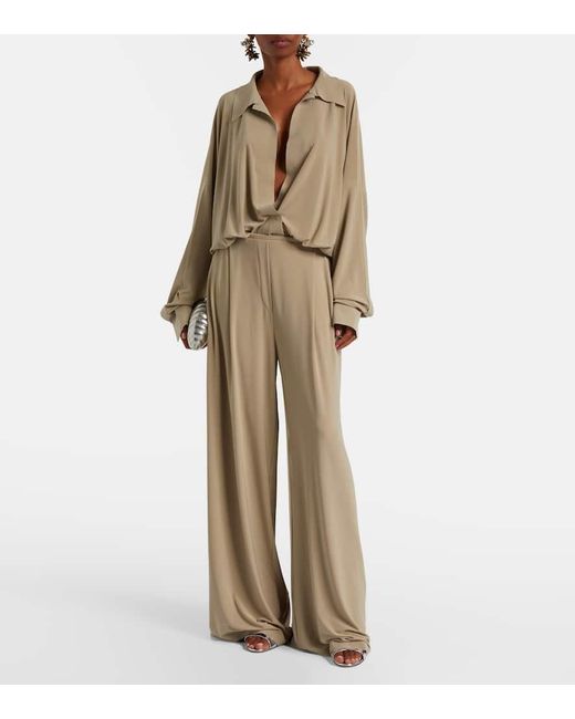 Body Oversized Norma Kamali de color Natural