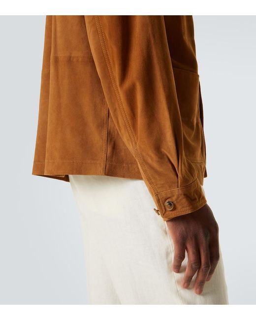 Polo Ralph Lauren Brown Suede Field Jacket for men