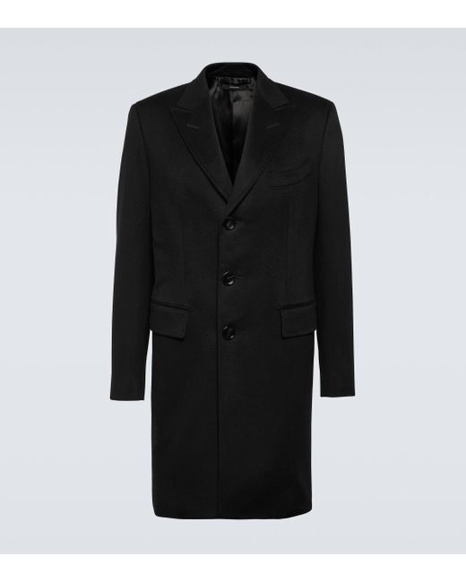 Manteau en cachemire Tom Ford pour homme en coloris Black