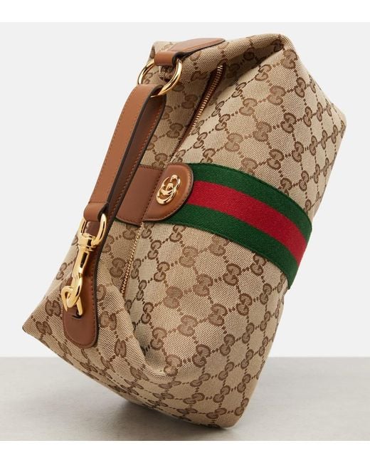 Borsa Vanity Gg Canvas Medium di Gucci in Brown