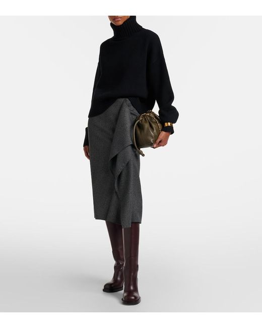 Extreme Cashmere Black N°434 Cashmere Turtleneck Sweater