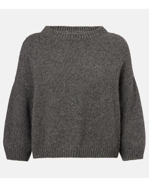 Khaite Gray Sabina Cashmere Sweater