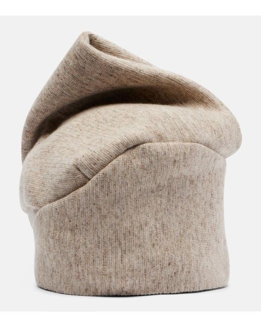 Loro Piana Gray Willow Wool, Cashmere, And Linen Hat