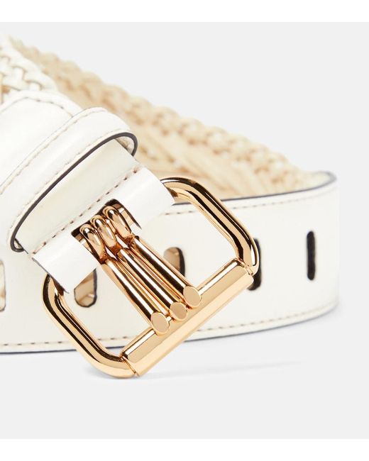 Etro Natural Leather Belt