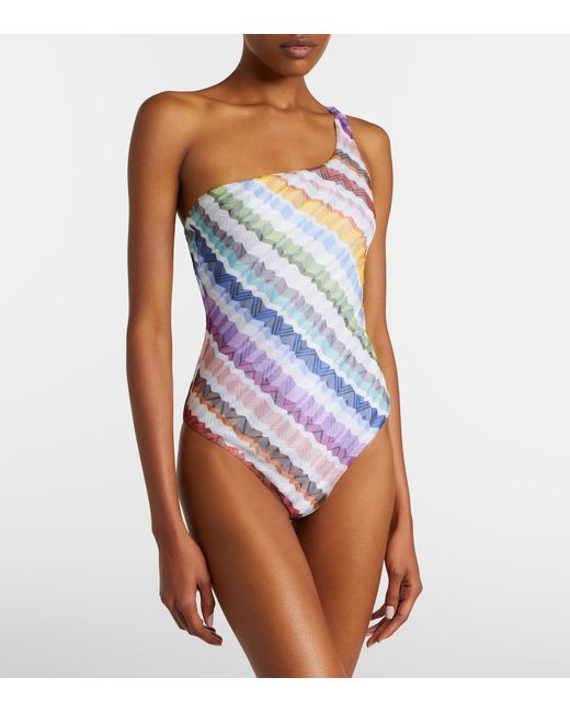 Banador Asimetrico Missoni de color White