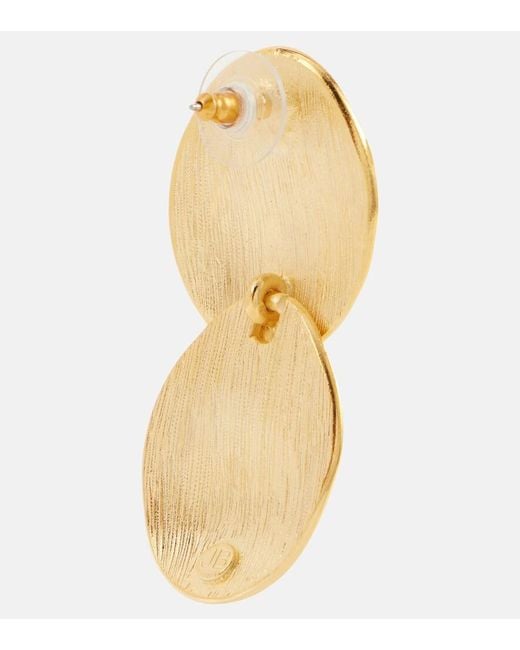 Jennifer Behr Natural Issey 18Kt-Plated Drop Earrings