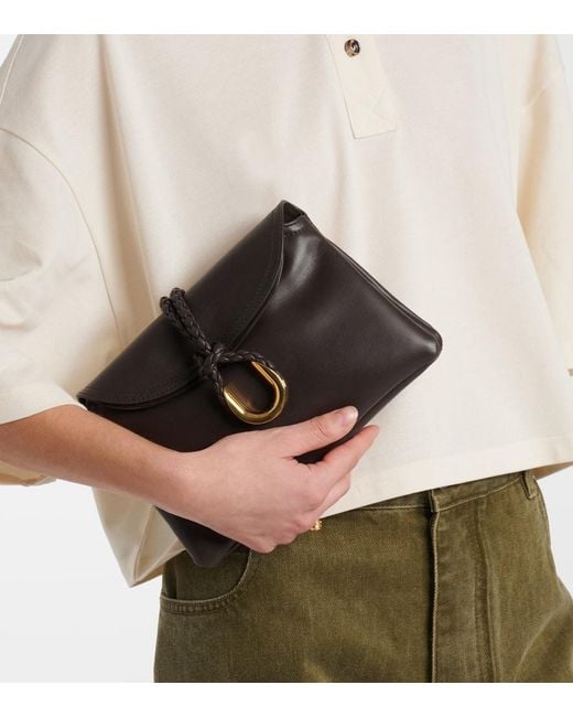 Borsa A Tracolla Liberta Mini di Bottega Veneta in Black