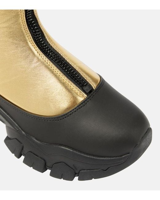 Goldbergh Black Glint Metallic Snow Boots