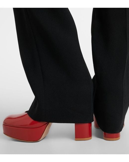 Gianvito Rossi Red Patent Leather Mary Jane Pumps
